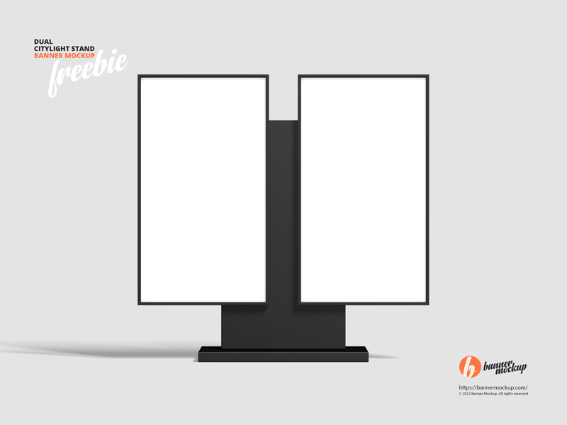Free-Dual-Citylight-Stand-Banner-Mockup-White
