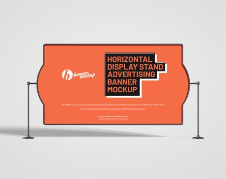 Free-Horizontal-Display-Stand-Advertising-Banner-Mockup