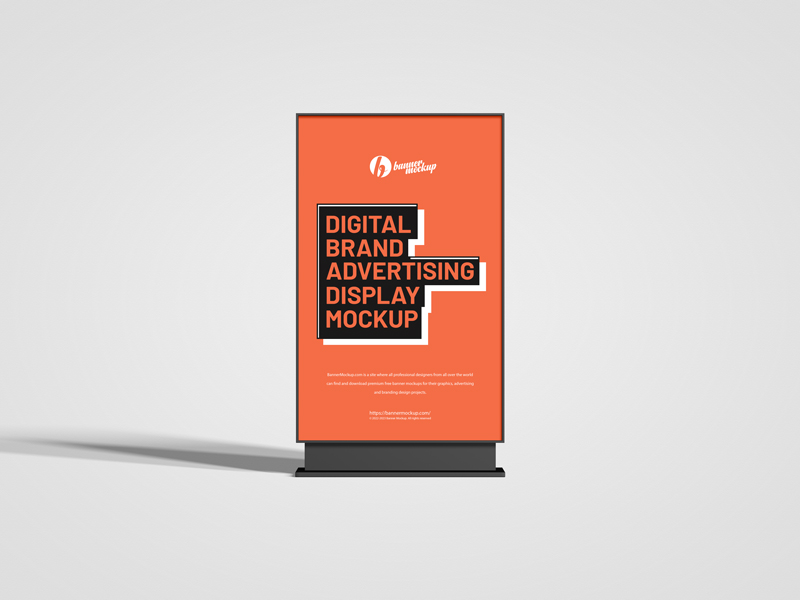 Free Digital Brand Advertising Display Mockup